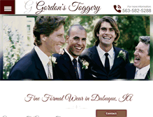 Tablet Screenshot of gordonstoggery.com